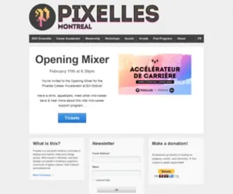 Pixelles.ca(Pixelles (Montreal)) Screenshot