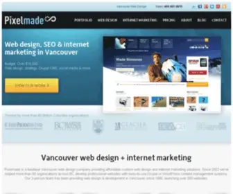 Pixelmade.com(Vancouver Web Design) Screenshot