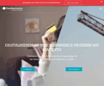 Pixelmechanics-Dev.de(Magento Agentur) Screenshot