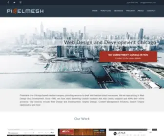 Pixelmesh.com(Chicago Web Design) Screenshot