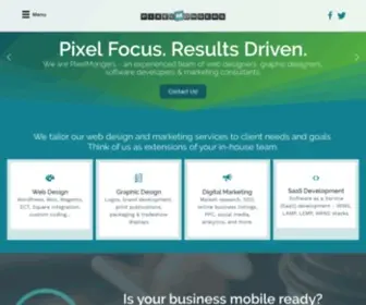 Pixelmongers.com(Web Design) Screenshot