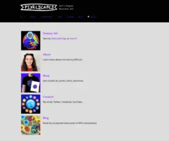 Pixelscapes.com(Jen's Pixelscapes) Screenshot