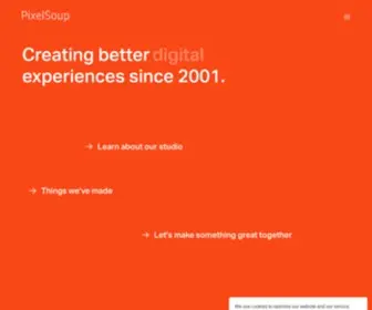Pixelsoup.ie(PixelSoup) Screenshot