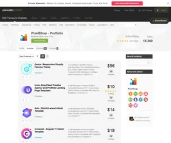 Pixelstrap.com(Admin Dashboard Templates & eCommerce Themes) Screenshot