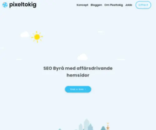 Pixeltokig.se(Pixeltokig SEO Byr) Screenshot