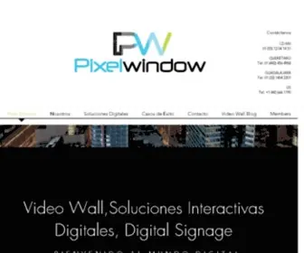 Pixelwindow.com.mx(Video Wall) Screenshot