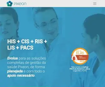 Pixeon.com(Inovamos pela vida) Screenshot