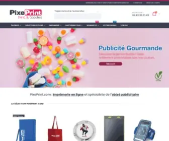 Pixeprint.com(Objet personnalisé) Screenshot