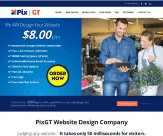 Pixgt.com(Web design ande Development) Screenshot