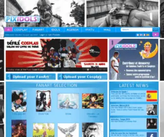 Pixidols.com(Manga News) Screenshot