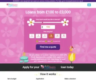 Pixieloans.co.uk(Pixieloans) Screenshot