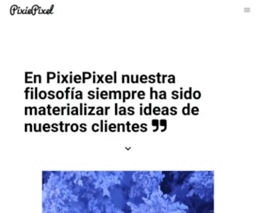 Pixiepixel.com(Página corporativa de PixiePixel) Screenshot