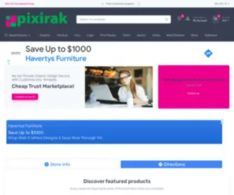 Pixirak.com(Free Download Graphic Design Template) Screenshot