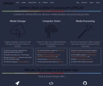 Pixlab.io(Machine Vision & Media Processing APIs) Screenshot