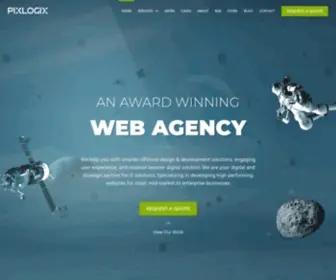 Pixlogix.com(Award Winning Web Services Agency in India) Screenshot