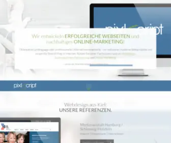 Pixlscript.de(Webdesign aus Kiel) Screenshot