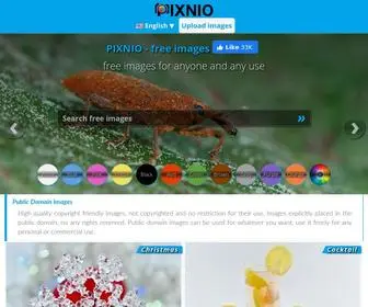 Pixnio.com(Public Domain Images) Screenshot