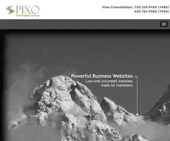Pixoinc.com(Concrete5 Website Design) Screenshot