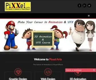 Pixxelarts.com(Pixxel Arts Animation Courses) Screenshot