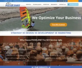 Pixxelznet.com(Digital Marketing Company & Services) Screenshot