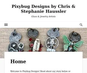 Pixybugdesigns.com(Glass & Jewelry Artists) Screenshot