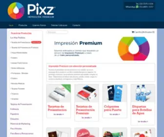 Pixz.com.mx(Imprenta en Merida) Screenshot