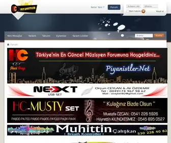 Piyanistler.net(Türkiyenin) Screenshot