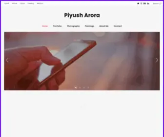 Piyusharora.co(Piyush Arora) Screenshot