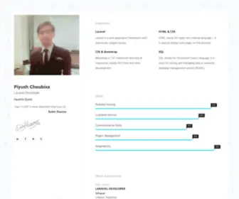 Piyushchoubisa.in(Piyush Choubisa) Screenshot