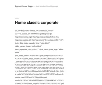 Piyushthoughts.com(Piyush Kumar Singh) Screenshot