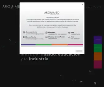 Pizarraselectronicas.cl(ARQUIMED) Screenshot