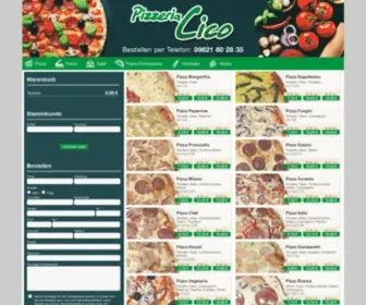 Pizza-Cico.de(Pizza Cico) Screenshot