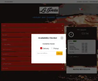 Pizza-Laperla.ch(Pizza Laperla) Screenshot