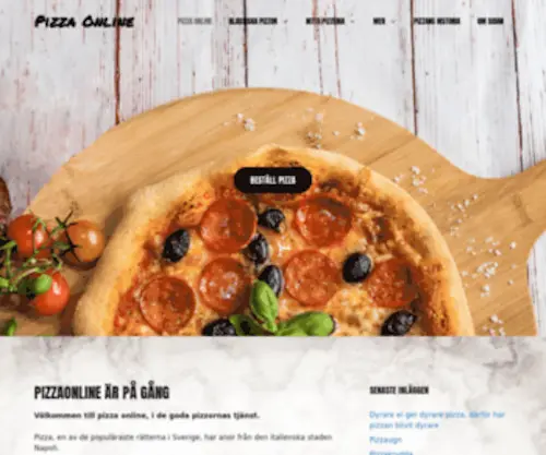 Pizza-Online.se(Onlinepizza & lokala pizzerior på en plats) Screenshot