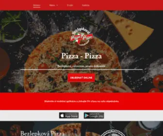 Pizza-Pizza.sk(Objednajte si pizzu alebo teplý obed v Košiciach. Pizza) Screenshot