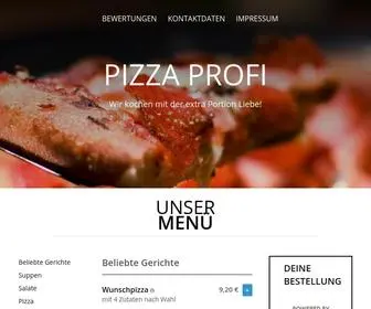 Pizza-Profi-Graz-Goesting.at(Wähle deine Lieblingsgerichte von der Pizza Profi Speisekarte in Graz) Screenshot