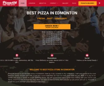 Pizza106.com(Best Pizza in Edmonton) Screenshot