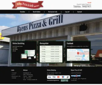 Pizza6400.dk(Byens Pizza &amp; Grill) Screenshot