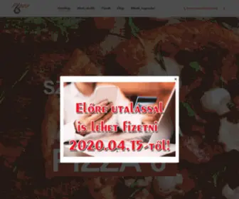 Pizza6Szolnok.hu(Pizza 6 Szolnok) Screenshot