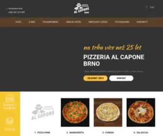 Pizzaalcapone.cz(Úvodní stránka) Screenshot
