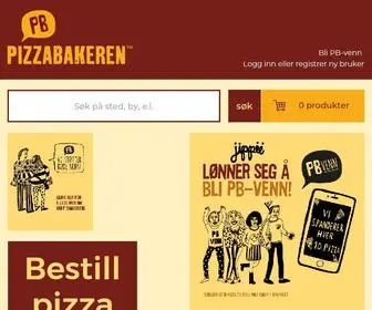 Pizzabakeren.no(Pizza levering og take) Screenshot