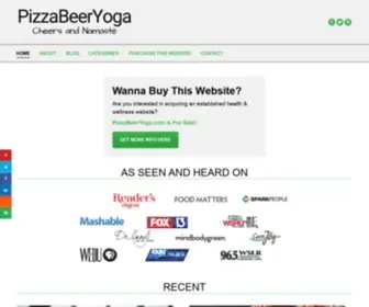 Pizzabeeryoga.com(Contact support) Screenshot