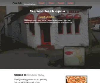 Pizzabellomorley.co.uk(Home old) Screenshot