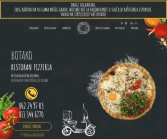 Pizzabotako.rs(Botako) Screenshot