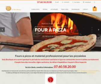 Pizzaboutique.fr(Pizza Boutique : Materiel Pizzeria & Four à Pizza Professionnel) Screenshot