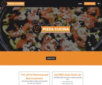 Pizzacucinany.com(Pizza Cucina) Screenshot