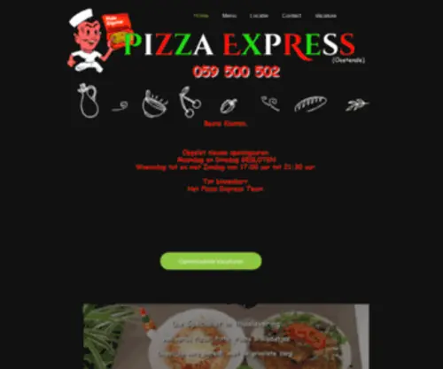 Pizzaexpress-OOstende.be(Pizzaexpress OOstende) Screenshot