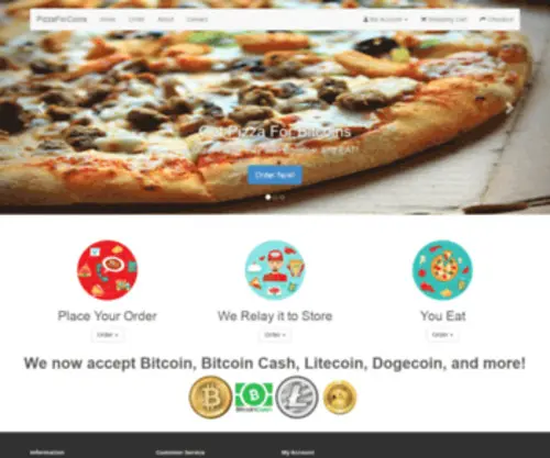 Pizzaforcoins.com(Thanks for the Fun Ride) Screenshot