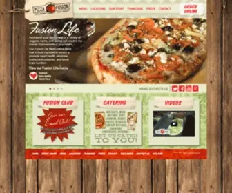 Pizzafusion.com(Pizza Fusion) Screenshot