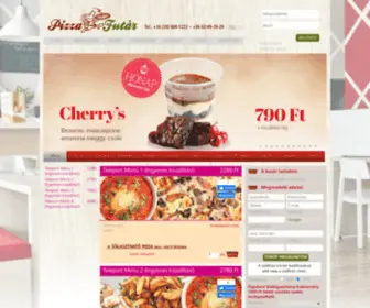 Pizzafutar.co.hu(Pizzafutár) Screenshot